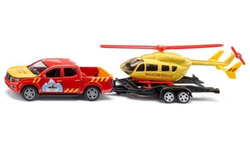 Siku, SIKU SUPER Nissan Navara mit Helikopter, Modellfahrzeug