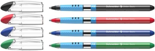 Schneider, SCHNEIDER Kugelschreiber Slider XB 151294 assortiert, Etui 4 St&uuml;ck