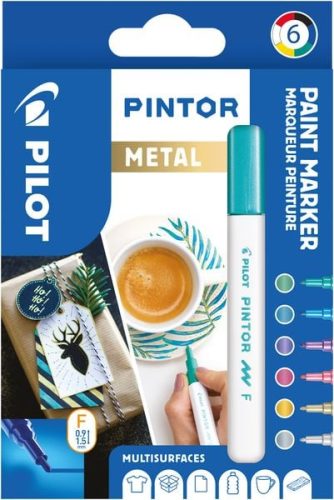 Pilot, PILOT Marker Set Pintor 1.0mm S6/0517443 6 Farben metallic