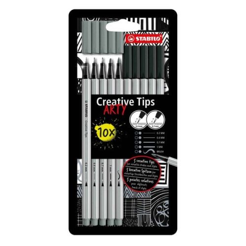 STABILO, STABILO Kreativset Tips Arty 89/10-1-20 Shading 10 St&uuml;ck