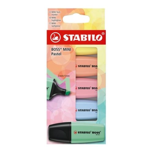 STABILO, STABILO Boss mini 2-5mm 07/5-2-02 Etui 5 St&uuml;ck
