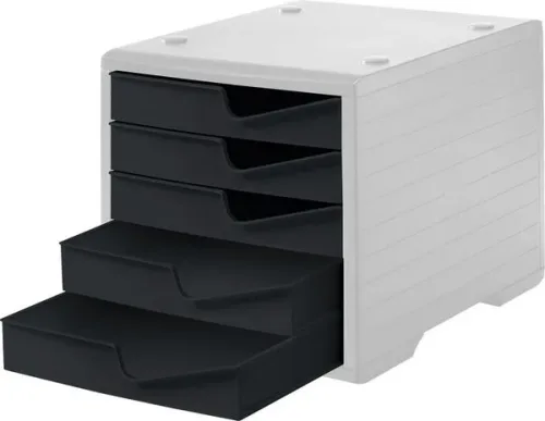 Styro, STYRO Styroswingbox 275-8430.182 anthrazit/grau 5 Schubladen
