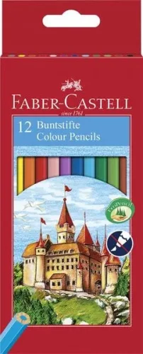 Faber-Castell, FABER-CASTELL Farbstifte Classic Colour 120112 12 Farben ass.