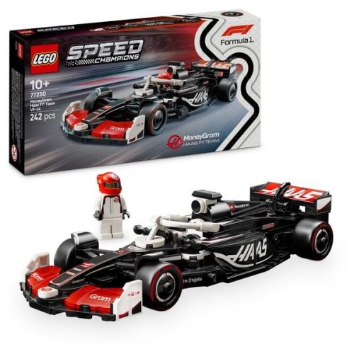 LEGO, 77250 Speed Champions MoneyGram Haas F1 Team VF-24 Rennauto, Konstruktionsspielzeug