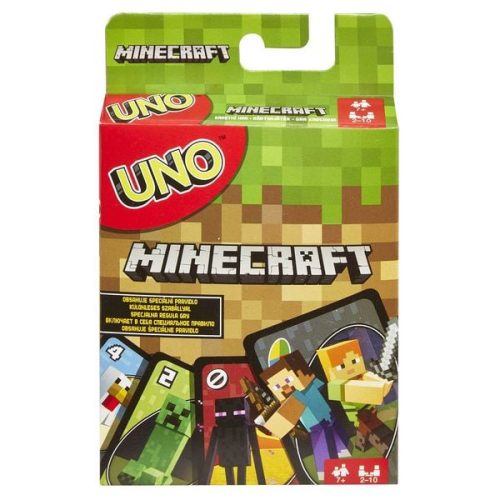 Mattel Games - P5UNO Minecraft, Multicolor