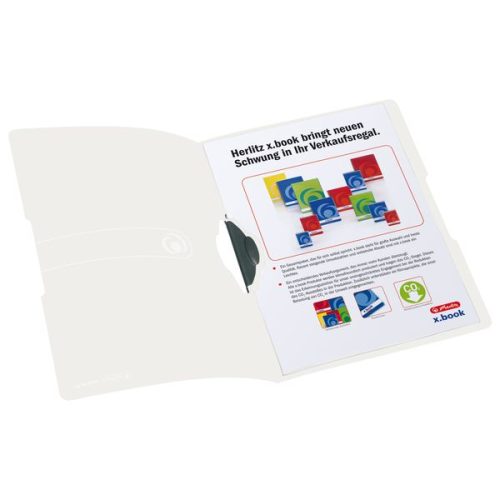 herlitz, herlitz Easy Orga To Go Klemmmappe 11207107 A4 Kunstoff 23.2 (B) x 31 (T) x 1 (H) cm Transparent