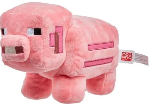 Mattel, MATTEL Minecraft: Schwein - Plüschfigur (Rosa)