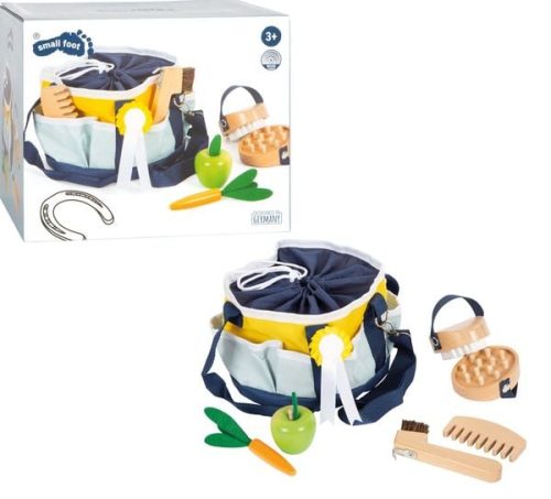 small foot, Spielzeug Pferdepflege-Set mit Tasche