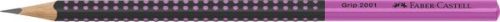 Faber-Castell, FABER-CASTELL Bleistift Grip 2001 HB 517011 Two Tone schwarz/pink