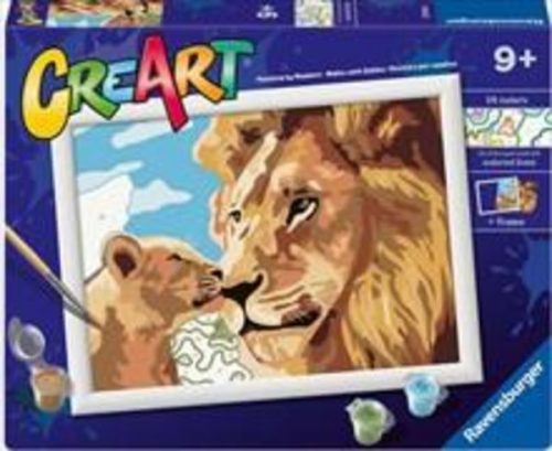 undefined, Ravensburger Malen nach Zahlen CreArt Lion and Baby