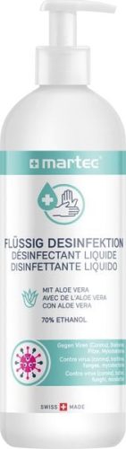 martec, MARTEC Desinfektionsmittel 500ml 33086 Fl&uuml;ssig, mit Aloe-Vera
