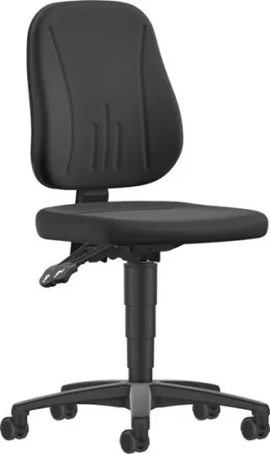 bimos, Arbeitsdrehstuhl 9653, Integralschaum, Rollen, schwarz