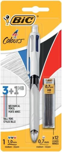 BIC, BIC Kugelschreiber + Minenhalter 942103 4 Colours 3+1, multifunction