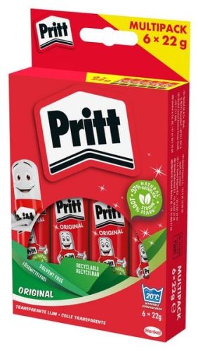 Pritt, Pritt Klebestift-Set 6 St?ck, Rot Weiss