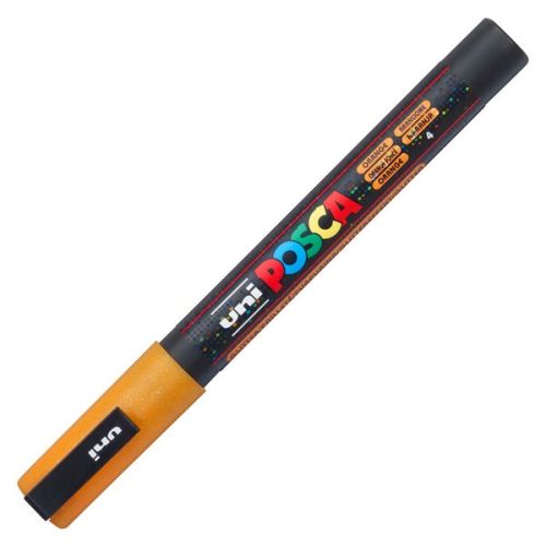 uni-ball, UNI-BALL Posca Marker 0.9-1.3mm PC3-ML ORANG glitzer orange