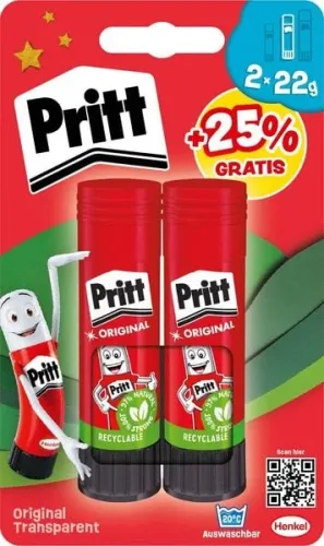 Pritt, PRITT Klebestift 22g 900323 Paw Patrol Edition 2er Pack