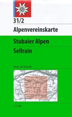 DAV, DAV AV-Karte 31/2 Stubaier Alpen, Sellrain