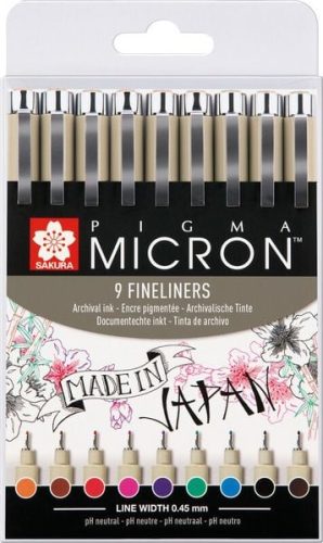 Sakura, SAKURA Pigma Micron 05 Set POXSDK059 9 St&uuml;ck