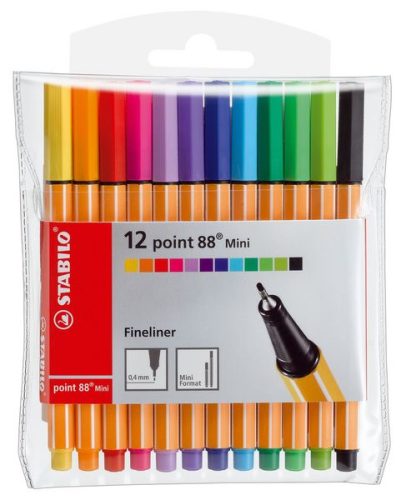 Stabilo, STABILO Faserschreiber Point 88 MINI 12