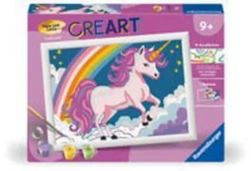 CreArt - Malen nach Zahlen - Pink Unicorn
