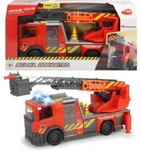 Dickie, Dickie - Scania Fire Patrol,  Fire Fighter W2, 36cm, Multicolor