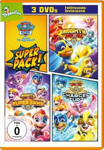 undefined, Paw Patrol - Mighty Pups 3er Pack (DE)