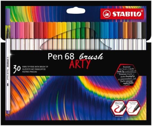 STABILO, STABILO Fasermaler Pen 68 Brush 568/30-21-20 30 St&uuml;ck ass.