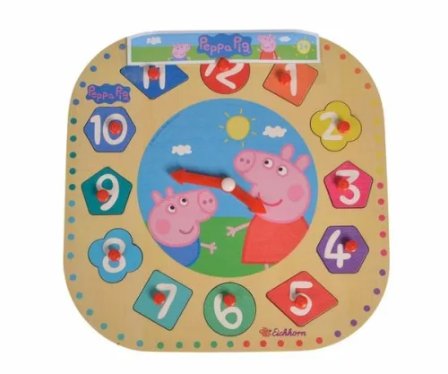 Eichhorn, Lernuhr Peppa Pig
