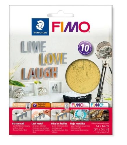 STAEDTLER, FIMO Blattmetall 14x14cm 878111 gold