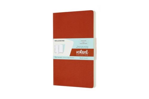 undefined, MOLESKINE Notizheft 2x 21x13cm 620534 blanko, korall/marine, 96 S.