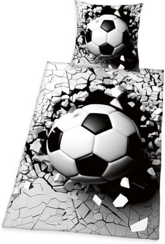HERDING, HERDING Bettwäsche 3D Fußball 135 x 200 cm