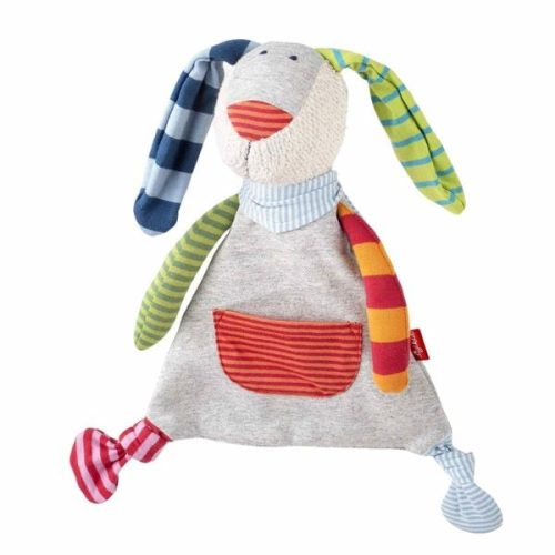 Sigikid, Sigikid - 41274 Schnuffeltuch Hase Ringeldingel Mädchen und Jungen Babyspielzeug empfohlen ab Geburt mehrfarbig, One Size