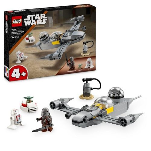LEGO, 75410 Star Wars Mandos und Grogus N-1 Starfighter, Konstruktionsspielzeug