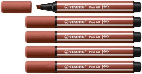 STABILO, STABILO Fasermaler Pen 68 MAX 2+5mm 768/75 siena
