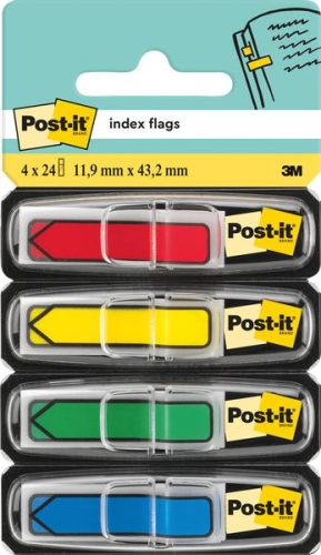 Post-it, POST-IT Index Pfeile 43.1x11.9mm 684-4ARR3 4-farbig/4x24 Tabs