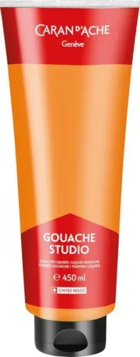 undefined, CARAN D'ACHE Deckfarbe Gouache 450ml 2340.030 orange, Studio