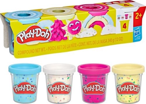 undefined, Play-Doh Knetmasse 4er Pack Konfetti