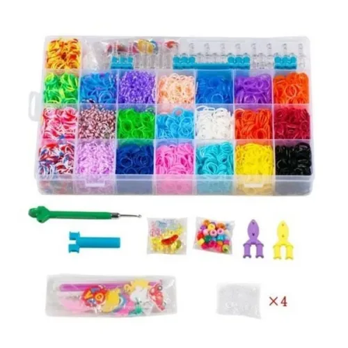 undefined, Sombo Bastelset Loom Bands, 5600 Ringe