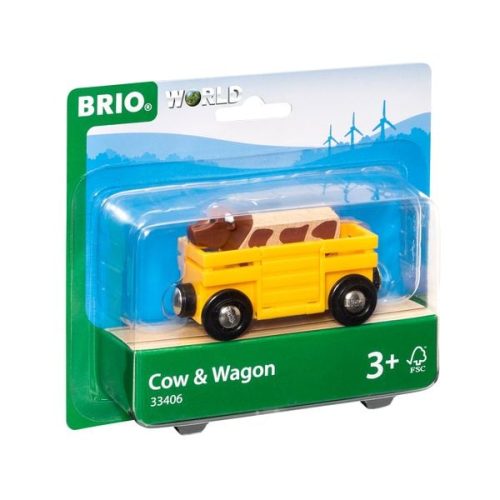 undefined, BRIO Eisenbahn Tierwagen mit Kuh