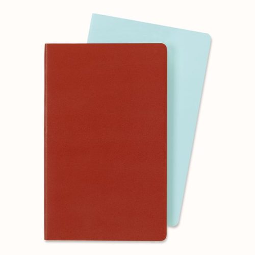 undefined, MOLESKINE Notizheft 2x 21x13cm 620527 liniert, korall/marine, 96 S.