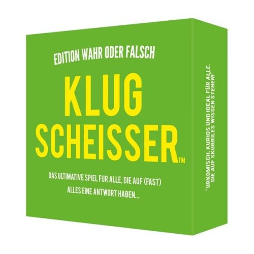 Kylskåpspoesi - Klugscheisser - Edition Wahr oder Falsch, Deutsch, Multicolor