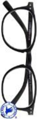 Brille. JUNIOR G35400 schwarz +2.00 dpt. Panto-Kunststoffbrille mit passendem Etui