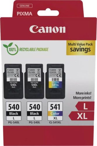Canon, Canon Tintenpatrone "2xPG-540L/1xCL-541XL 3er Pack Black/Cyan/Magenta/Yellow"