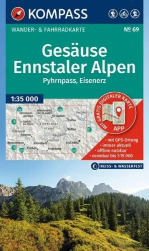 Kompass Verlag, Kompass Verlag WK 69 Gesäuse-Ennstaler Alpen