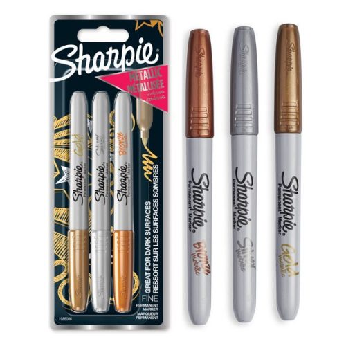 Sharpie, Sharpie Permanent Marker Metallic 3 Stück