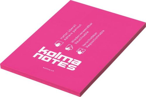 Kolma, Kolma Notizzettel NOTES A6 Pink, 100 Blatt