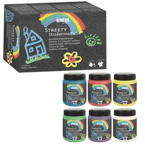 KREUL, Kreul Streety Strassenmalfarbe | 6 × 200 ml