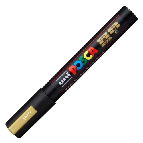 uni-ball, UNI-BALL Posca Marker 1,8-2,5mm PC-5M GOLD gold, Rundspitze