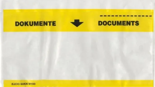 Elco, ELCO Dokumentent. Quick Vitro C6/5 29003.00 transparent/gelb 250 Stk.