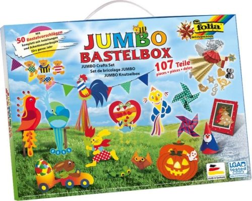 folia, Folia Bastelpapier Bastelkoffer Jumbo